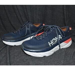 Hoka One One Women's 9 Bondi 7 Blue Running Shoes Sneakers Trainers